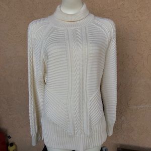 Banana Republic cable knit turtleneck